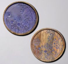 Blooming Beauty Wall Plate Set of 2